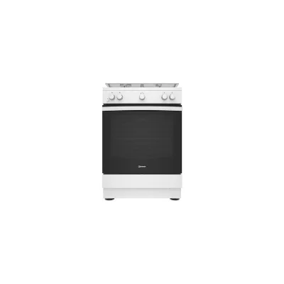 INDESIT  Is67g1kmw/e/1 Cuisini&egrave;re Gaz Noir, Blanc A+ 