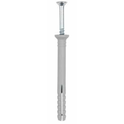 INDEX  Tcca06050 6x50 Mm Nailable Polyamide Plug 100 Units Argent&eacute;
