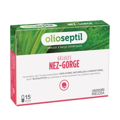 LABORATOIRES INELDEA Ineldea Oleoseptil Nez et Gorge 15Cap.