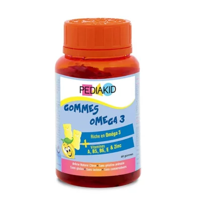 PEDIAKID Ineldea Om&eacute;ga 3 Jelly Beans avec 60 unit&eacute;s
