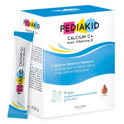 PEDIAKID Ineldea  Calcium C+ 14 Sticks