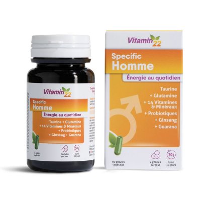 INELDEA  Vitamin'22 Specific Homme 60 g&eacute;lules