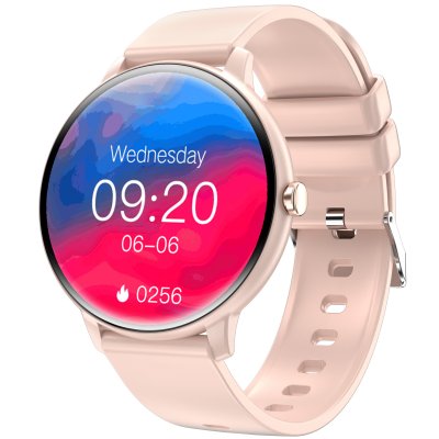 INF  Montre connect&eacute;e avec ECG fr&eacute;quence cardiaque tension art&eacute;rielle Rose