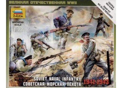 ZVEZDA Infanterie Navale Sovietique  1/72