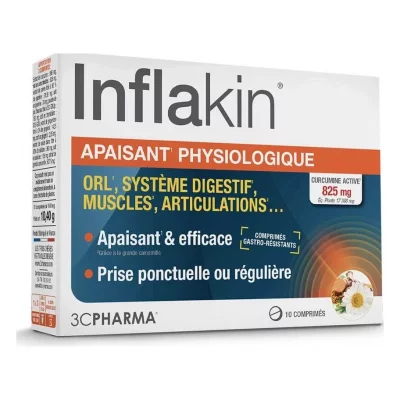 LES 3 CHENES Inflakin Apaisant Physiologique 10 Comprimes 3C Pharma