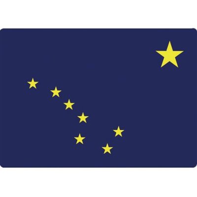 GENERIQUE Informatique Tapis de souris drapeau Alaska 