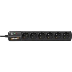 INFOSEC  S6 BLACK LINE II - 6 prises