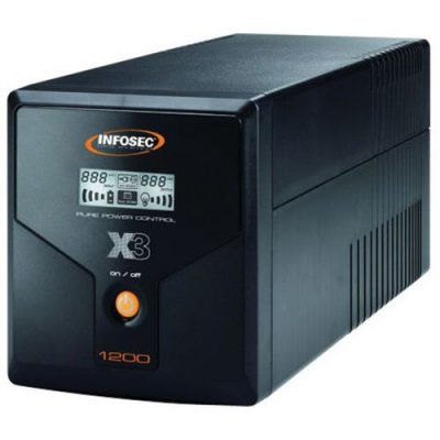 INFOSEC UPS SYSTEM INFOSEC X3 EX LCD USB 1200 - onduleur - 1200 VA