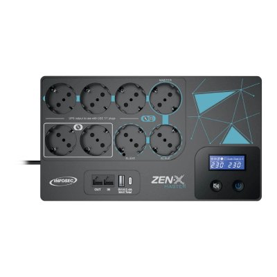 INFOSEC  Zen-X Master 800 VA Schuko