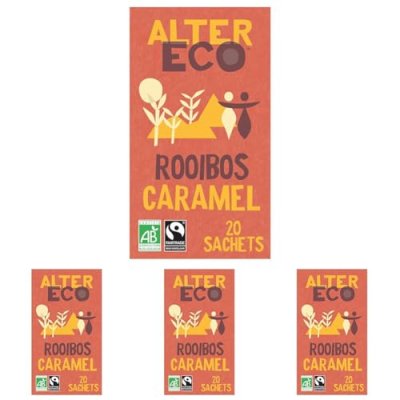 ALTER ECO Infusion Bio Rooibos Caramel  - La Boite De 20 Sachets - 40 G