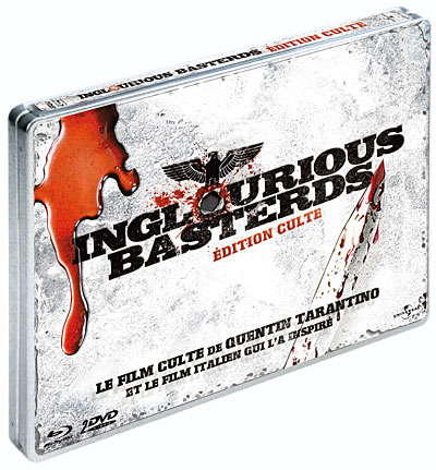 Inglourious Basterds - Coffret Combo Blu-Ray + DVD - Bo&icirc;tier m&eacute;tal