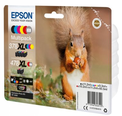 EPSON Ink/378xl+478xl Squirrel Cmykrg Sec 