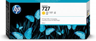 HP Ink cartridge no 727 yellow  f9j78a