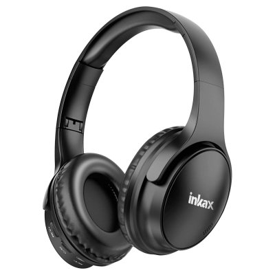 INKAX  Casque Audio Bluetooth Pliable Noir