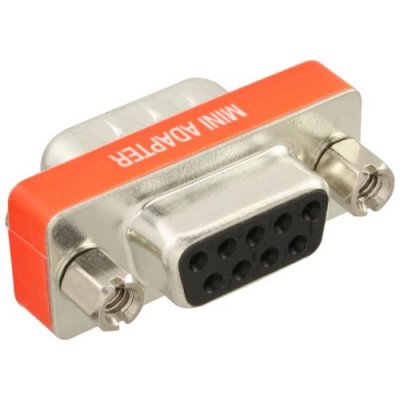 INLINE  31437 Adaptateur z&eacute;ro Modem 9 Broches m&acirc;le vers Femelle