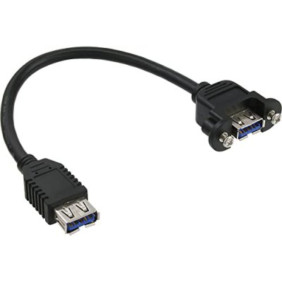 INLINE  33445F - C&acirc;ble USB (2.0, USB A, USB A) Noir