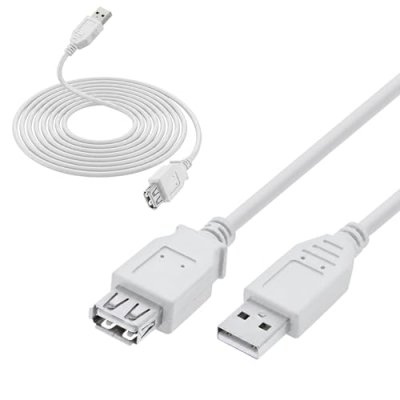 INLINE  34650X Rallonge USB 2.0 m&acirc;le/femelle type A Beige/gris 0,5 m