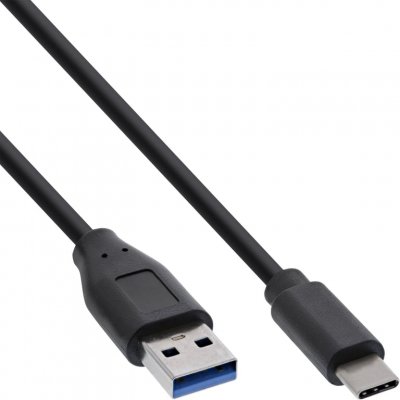 INLINE  35712 c&acirc;ble USB 2 m USB 3.2 Gen 2 (3.1 Gen 2) USB A USB C Noir