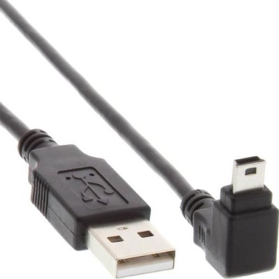 INLINE  3m USB 2.0 A - Mini-B m/m c&acirc;ble USB USB A Mini-USB B Noir