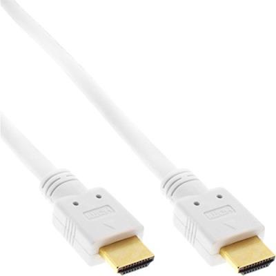 INLINE  4k (uhd) hdmi kabel, weis - 1,5m