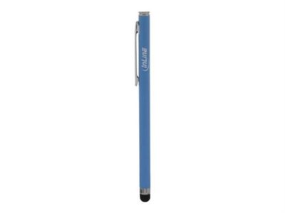 INLINE  55467b Stylet pour &eacute;cran Tactile Smartphone et Tablette Bleu