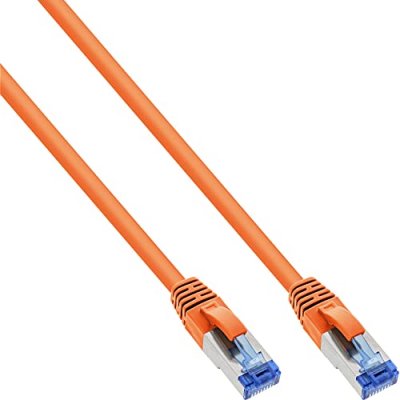 INLINE  76807O c&acirc;ble de r&eacute;seau Orange 7,5 m Cat6a S/FTP (S-STP)