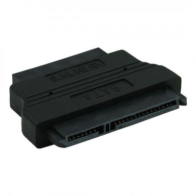 GENERIQUE InLine - Adaptateur SATA vers SATA Slim - Noir