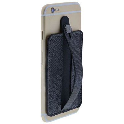 INLINE &reg; &Eacute;tui de Carte de cr&eacute;dit pour Smartphone avec dragonne Noir