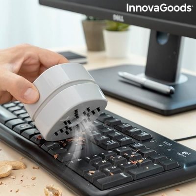 STEL ORA Innovagoods Mini aspirateur &agrave; main blanc - 8x6x8 cm T.U
