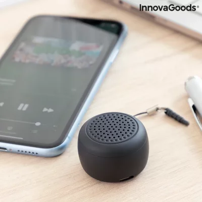 INNOVAGOODS  mini haut-parleur sans fil portable et rechargeable miund