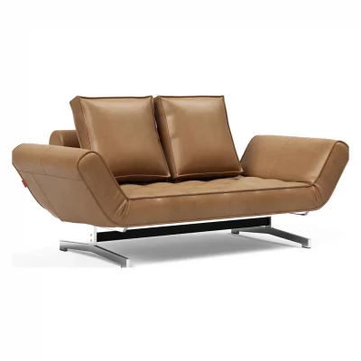 INNOVATION LIVING  Canap&eacute; convertible Ghia - marron - similicuir
