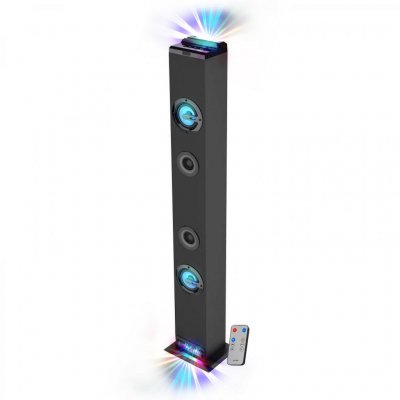 INOVALLEY  HP49CD - Tour de son Bluetooth - Lecteur CD et fonction Karaok&eacute; - 100W - Radio FM
