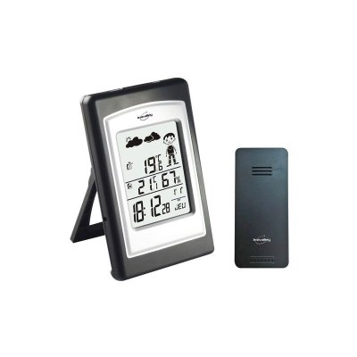 INOVALLEY  SM200 Station m&eacute;t&eacute;o avec sonde - Sans fil - Noir