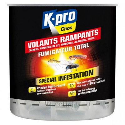 KAPO Insecticide fumig&egrave;ne tous insectes locaux infest&eacute;s - 170 m&sup3;