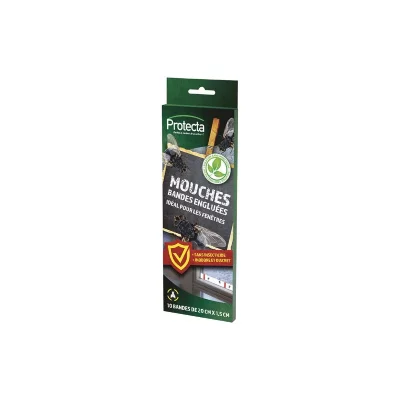 ECODIS Insecticide mouches - bande fen&ecirc;tre - lot de 10