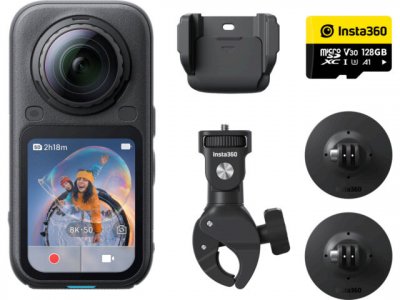 INSTA360  Cam&eacute;ra 360 X6 Pack Moto Midnight Black Garanti 2 ans
