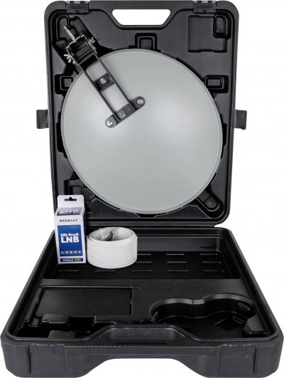 MEGASAT Installation satellite mobile  avec valise de camping
