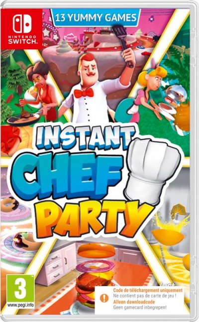 JUST FOR GAMES Instant Chef Code in a box Nintendo Switch 