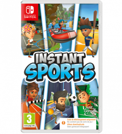 JUST FOR GAMES Instant Sport Code in a box Nintendo Switch 