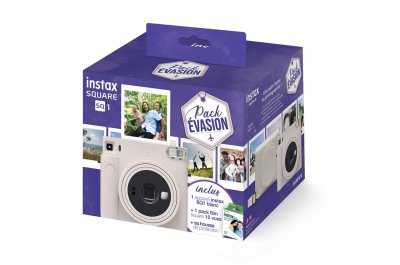 FUJIFILM Instax Square SQ1 Pack EVASION + 10 films + 1 housse