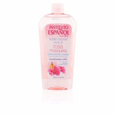 INSTITUTO ESPANOL Institut Espagnol de l'huile de Rose Musqu&eacute;e 400ml d'huile corporelle