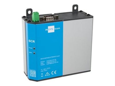 LENOVO INSYS icom SCR-E 200 - Routeur commutateur 2 ports - Modbus - Montage sur rail DIN, fixation murale