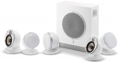 FOCAL Integra DRX 2.4 Noir +  D&ocirc;me Flax Pack 5.1 Blanc