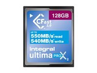 INTEGRAL  128GB CFAST 2.0 ULTIMAPRO X2 R-550 W-540 MB/S