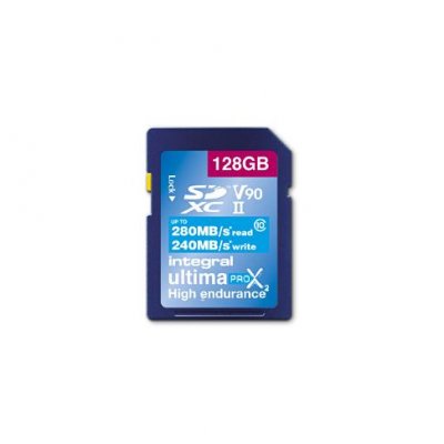 INTEGRAL  128GB SDXC CL10 UHS2 U3 V90