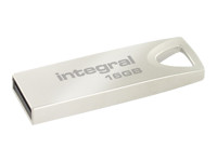 INTEGRAL EUROPE Integral Arc - Cl&eacute; USB - 16 Go - USB 2.0 - zinc