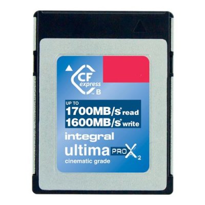 INTEGRAL  Carte CFexpress Type B 2.0 Cinematic 8k RAW 4K120 500MB/s 2TB