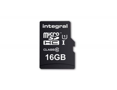 INTEGRAL EUROPE INTEGRAL Cartes m&eacute;moire MICROSDHC - 16 GB - CL 10-90