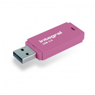 INTEGRAL  Cl&eacute; 64 Go USB 3.0 Neon Rose