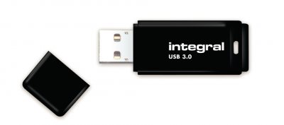 INTEGRAL  Cl&eacute; 8 Go USB 3.0 Noir avec Capuchon Fixable